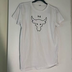 Under Armour White Short Sleeve Tee